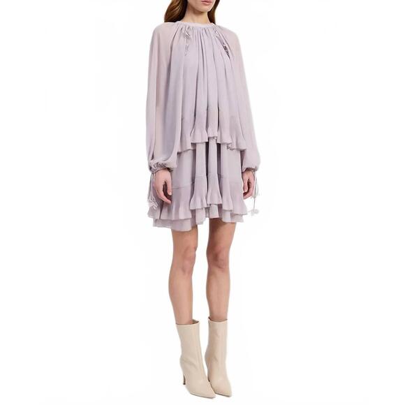 NEW EN SAISON nicolette mini dress in lavender